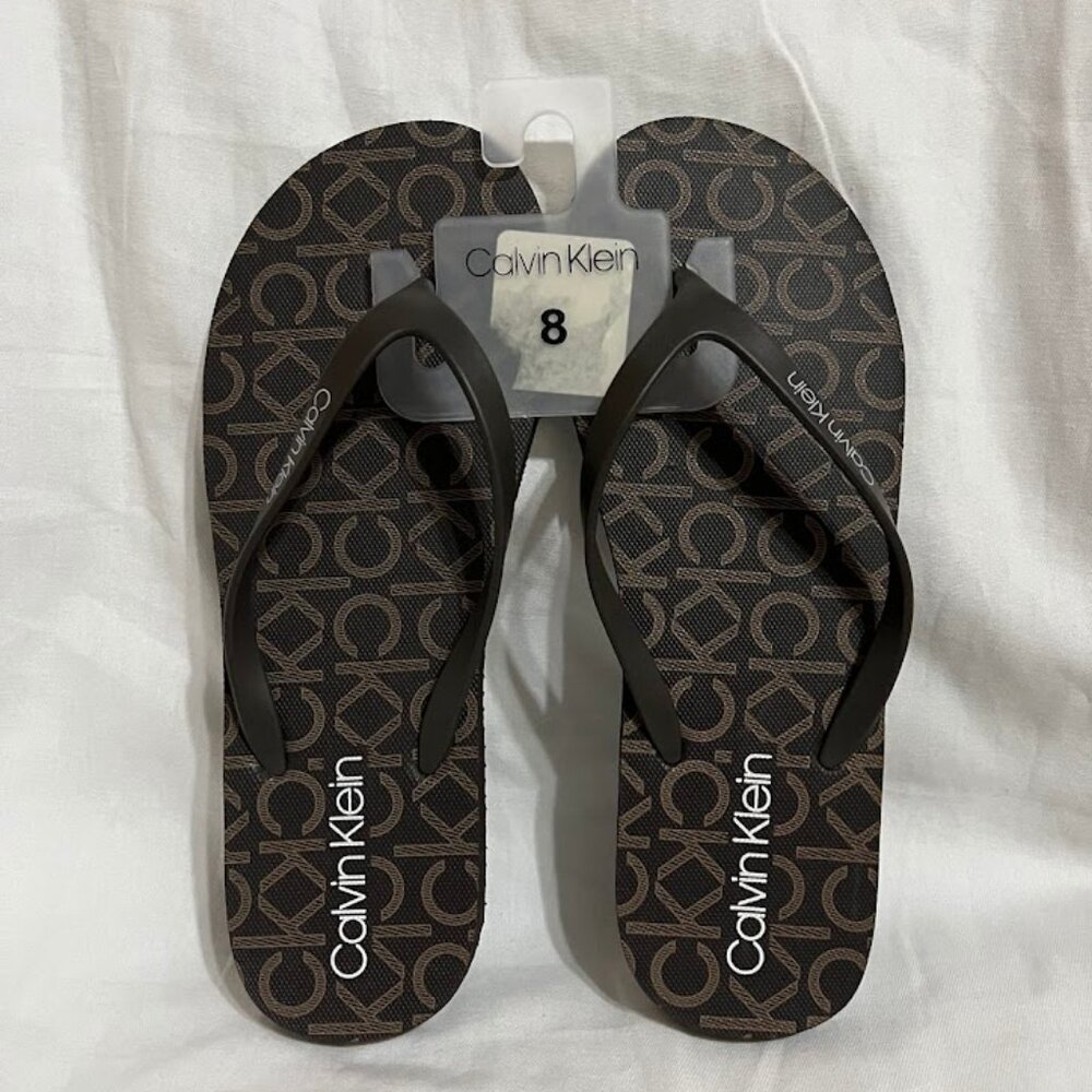 Calvin Klein Flip Flop Sandals women's Size 8 Brand New Never Worn